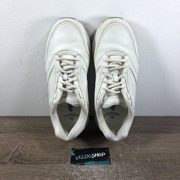 Brooks Addiction Walker White Walking Shoes Women's 9 2E Extra Wide 1200322E111 - Picture 5 of 8